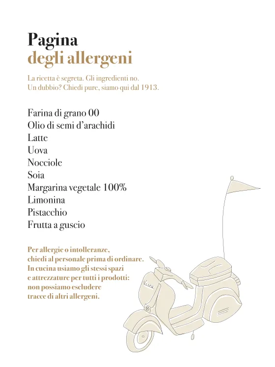 Menu page 7: allergen information